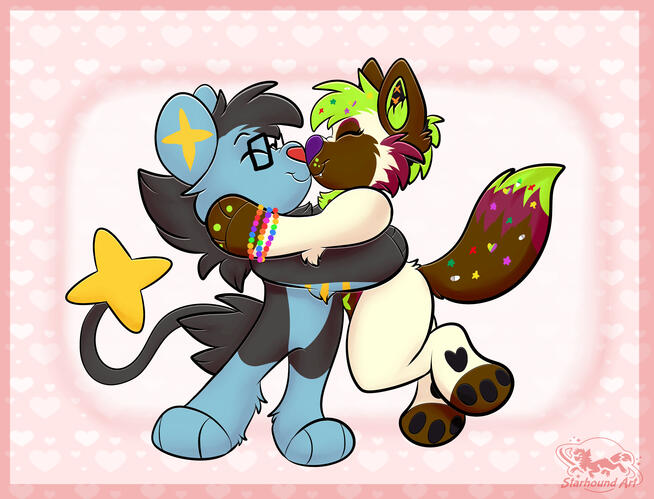 Kandi and @Cybernite, by Ztarhound Art!