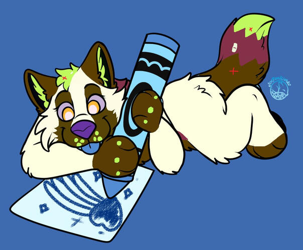 YCH colored by our friend Ginger! (Can't find their @ sorry ToT)